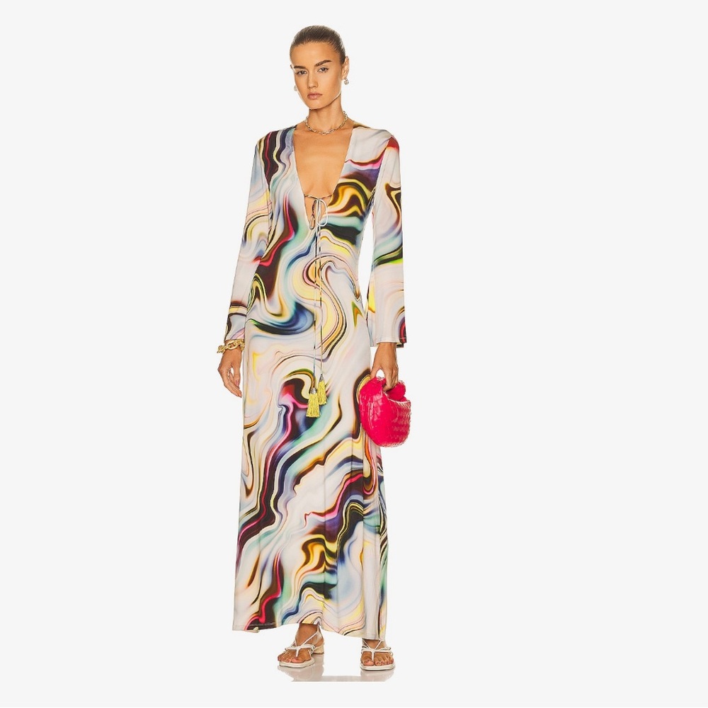Alexis Multicolor Long Sleeve Dress